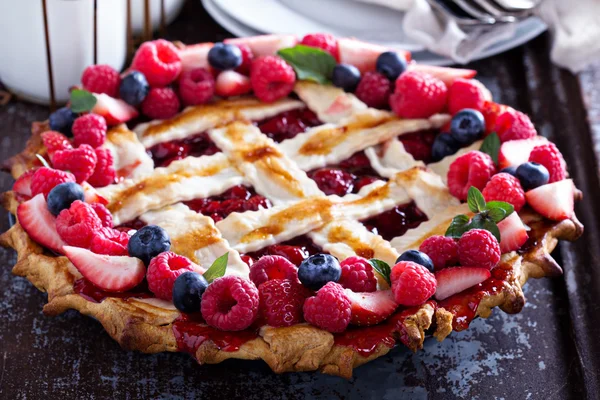 Tarte aux baies — Photo