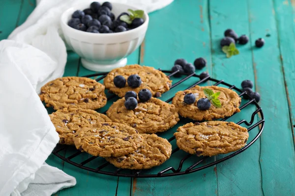 Kjeks med glutenfrie sjokoladebiter – stockfoto