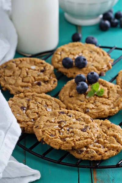 Gluten free chocolate chip cookies — Stock Photo, Image