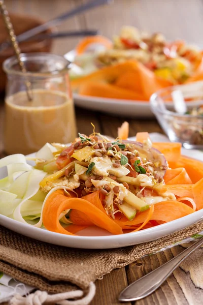 Ruwe pad Thaise salade — Stockfoto