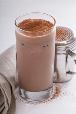 Soğuk çikolata milkshake