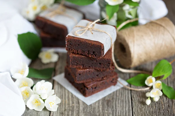 Маскарпоне шоколад тістечка — стокове фото