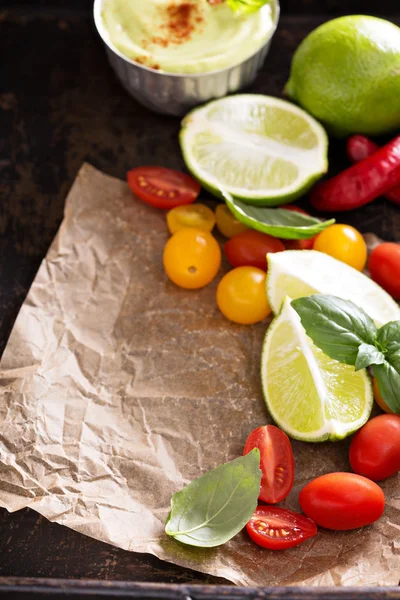 Mexican cuisine ingredients — Stock Photo, Image