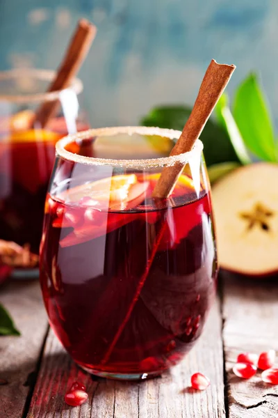 Fall and winter sangria — Stock Photo, Image