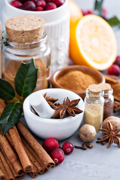 Homemade mix of spices in a jar — Stock Photo, Image