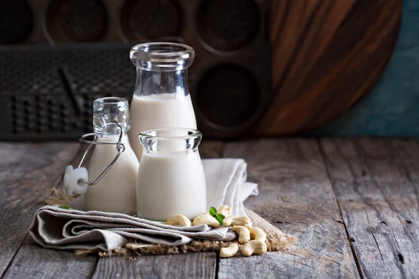 Cashew nut vegan milk — Stock Photo, Image