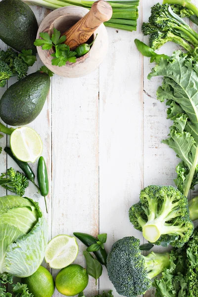 緑の新鮮な食材コピー スペース — ストック写真