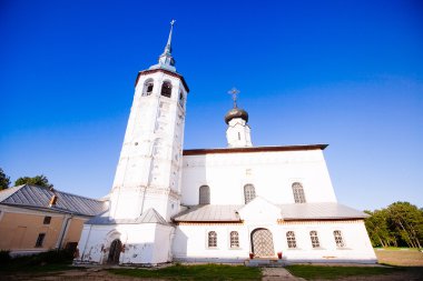Kışın Suzdal Katedrali diriliş (Voskresensky). Golde