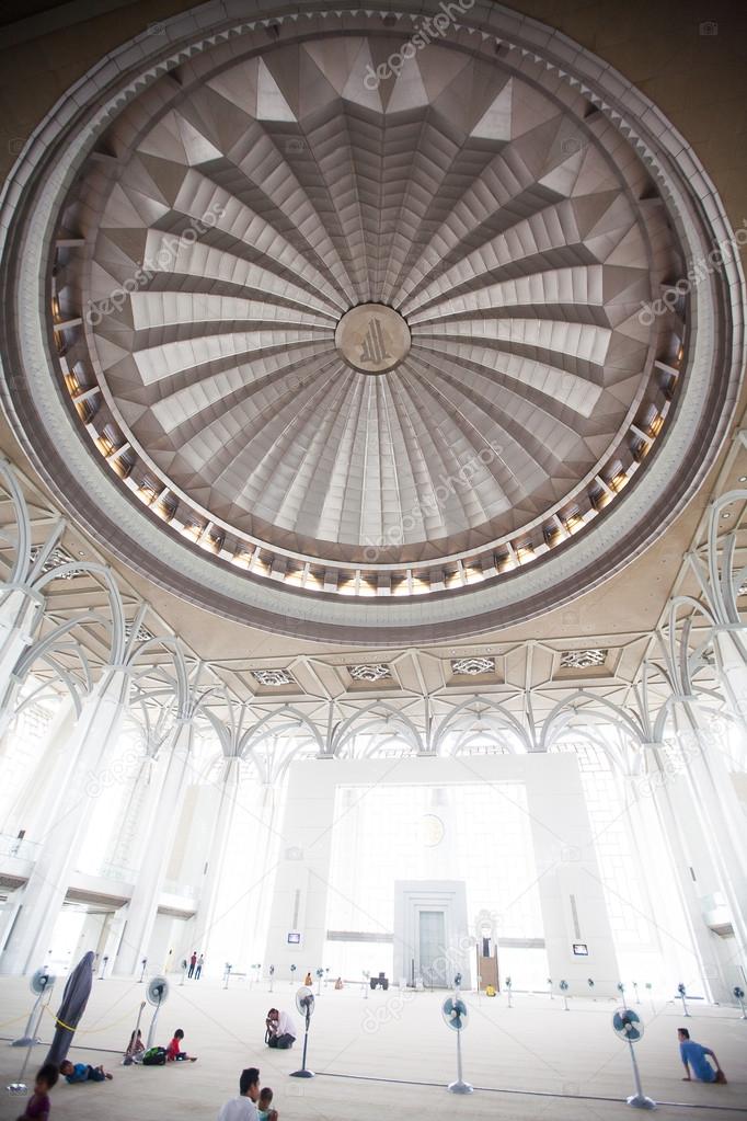 Tuanku Miizan zainal abidin mosque inside, Putrajaya,  Malaysia