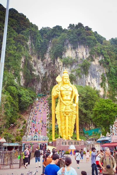 Batu Caves, Malezja - Jan 18 2014: Thaipusam w tem Batu Caves — Zdjęcie stockowe