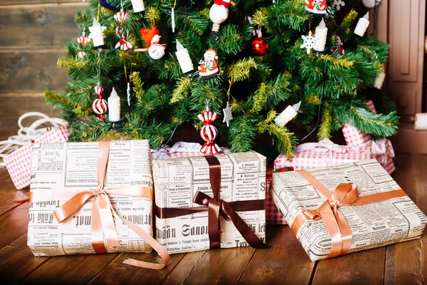 Geschmückter Weihnachtsbaum — Stockfoto