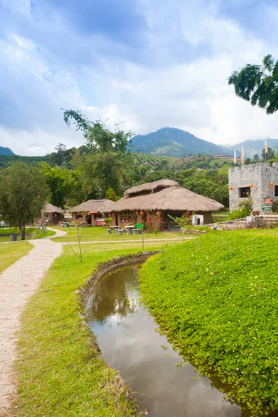 Villaggio cinese vicino a Chiang Mai — Foto Stock