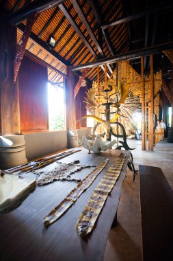 Chiang rai, Tayland - 21 Kasım 2013: Baan Barajı, Museum of Art