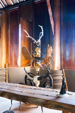 Chiang rai, Tayland - 21 Kasım 2013: Baan Barajı, Museum of Art