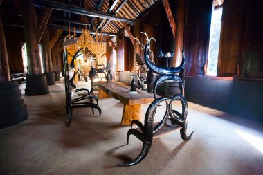 Chiang rai, Tayland - 21 Kasım 2013: Baan Barajı, Museum of Art