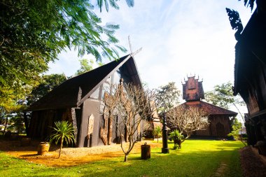 Chiang rai, Tayland - 21 Kasım 2013: Baan Barajı, Museum of Art