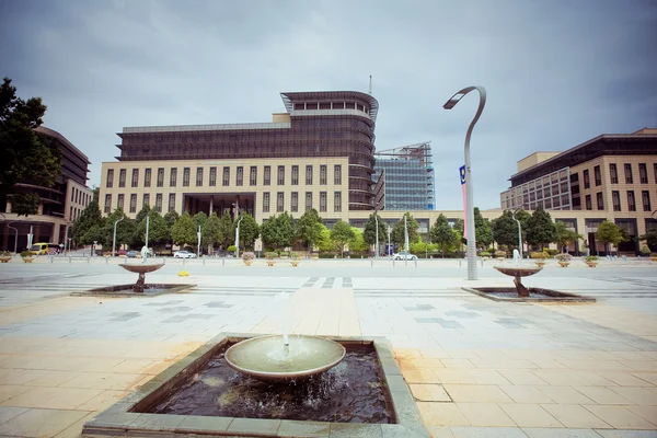 Empty City Street in Hot Summer weather — Stock Photo, Image