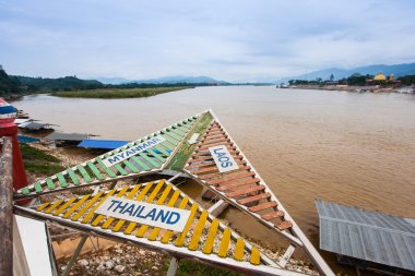Golden Triangle - the border of Thailand, Burma and Laos clipart