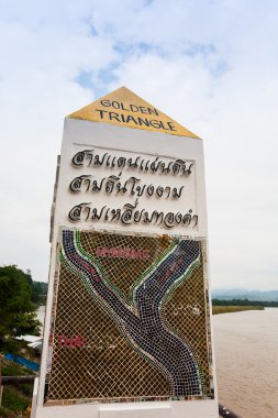 Altın üçgen - Tayland, Myanmar ve Laos sınırına