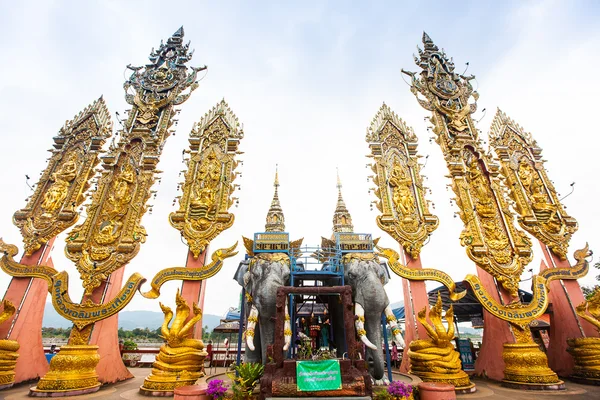 Triángulo de Oro - la frontera de Tailandia, Birmania y Laos — Foto de Stock