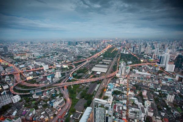 Bangkok ciudad por la noche —  Fotos de Stock