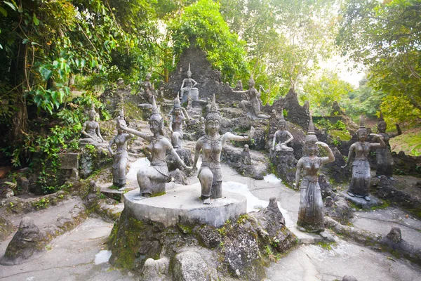 Tanim magie Buddha zahradu, ostrov Koh Samui — Stock fotografie