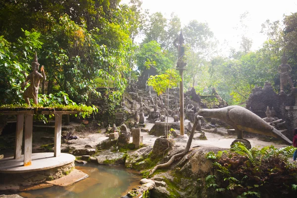 Giardino magico di Buddha di Tanim, isola di Koh Samui — Foto Stock