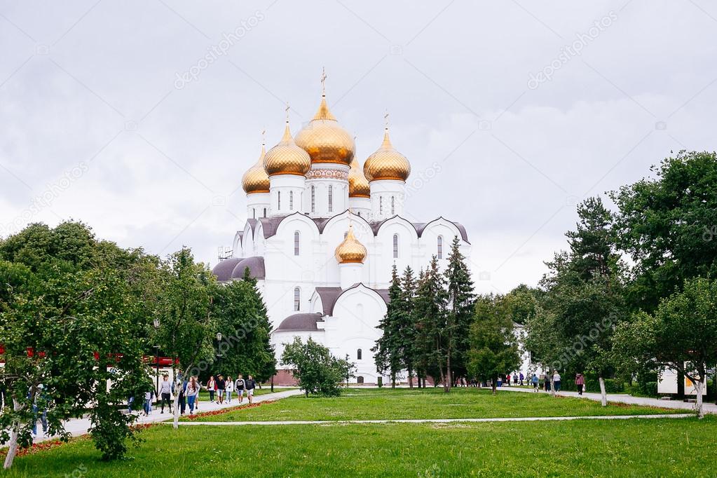 Assumption (Uspensky) Cathedral in Yaroslavl. Golden ring of Rus