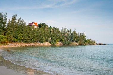 Tropikal deniz manzara görünümü