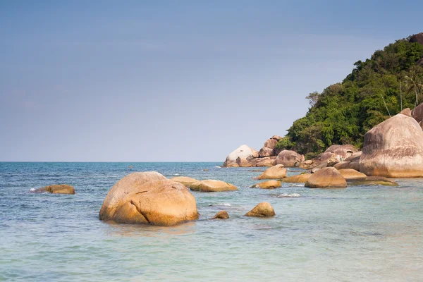 Una vista sul paesaggio tropicale del mare — Foto Stock