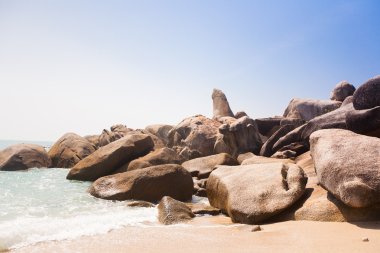 Hin Ta ve Hin Yai kayalarda (büyükanne ve büyükbaba) Koh S