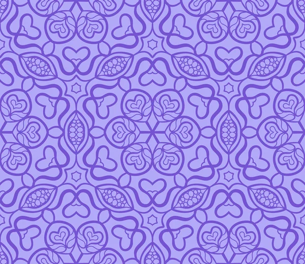 无缝隙的抽象紫罗兰图案 可用于墙纸 图案填充物 网页背景 包装纸 废纸预订 纺织品或织物 矢量图解 Eps — 图库矢量图片