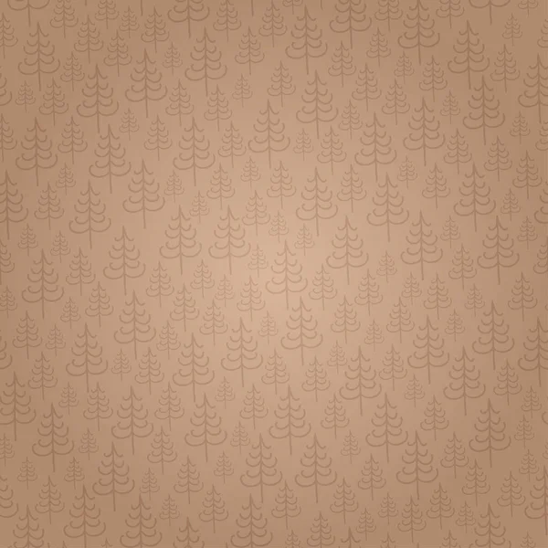 无缝图案与冷杉树 可用于墙纸 图案填充物 网页背景 包装纸 废纸预订或织物 矢量图解 Eps — 图库矢量图片