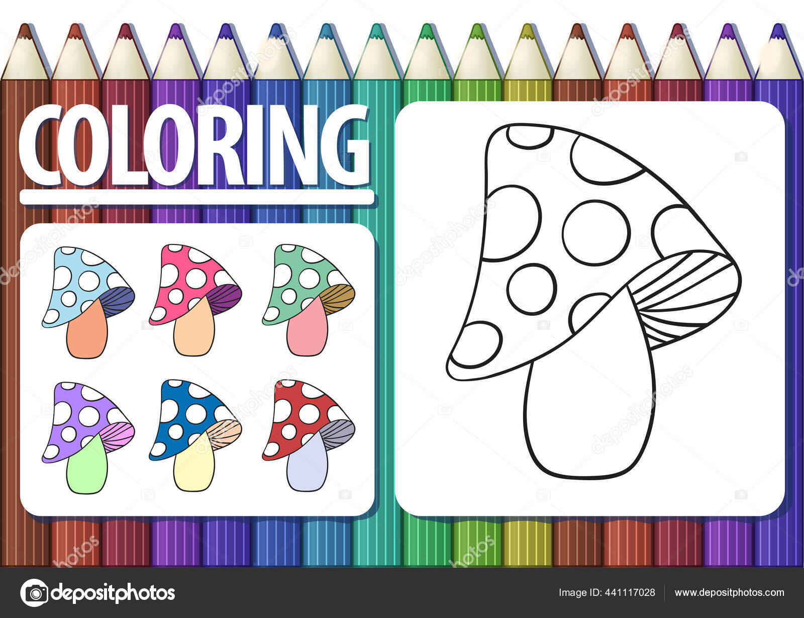 Desenhos para Colorir: Desenho de Cogumelo para salvar, imprimir e pintar,  colorir desenhos infantis de cogumelos.