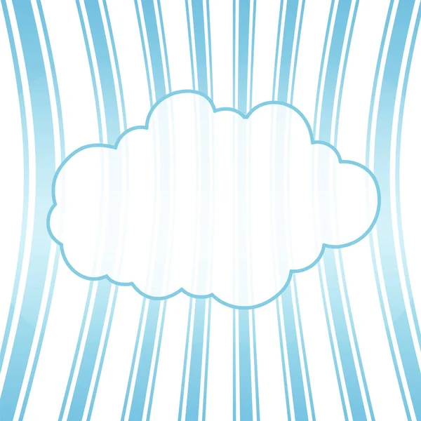 Cartoon Cloud Shadow Striped Background Can Used Greeting Cards Web — 스톡 벡터