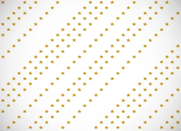 Horizontal Card Seamless Pattern Gold Cartoon Stars Moons Good Surface — 스톡 벡터