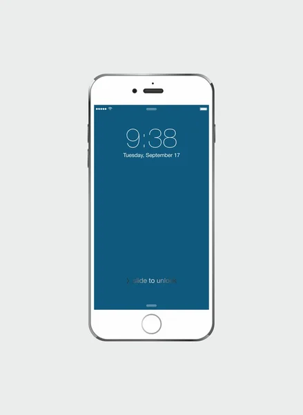 Téléphones intelligents similaires à iphone — Image vectorielle
