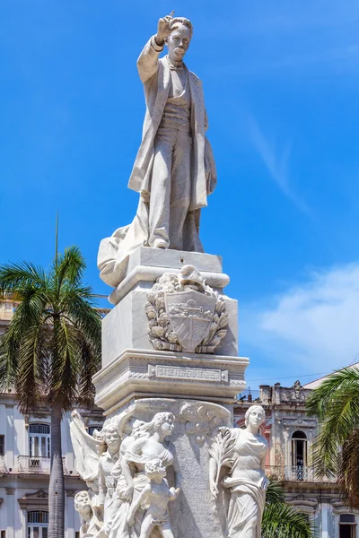 Statue of Jose Marti, Havana, Cuba — Stock Photo, Image