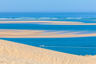 Pile, Arcachon Bay Dune görünümünden