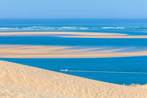 Vy från Dune av Pyla, Arcachon-bukten — Stockfoto