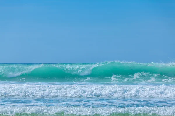 Hoge golven van de Atlantische Oceaan, Biarritz — Stockfoto