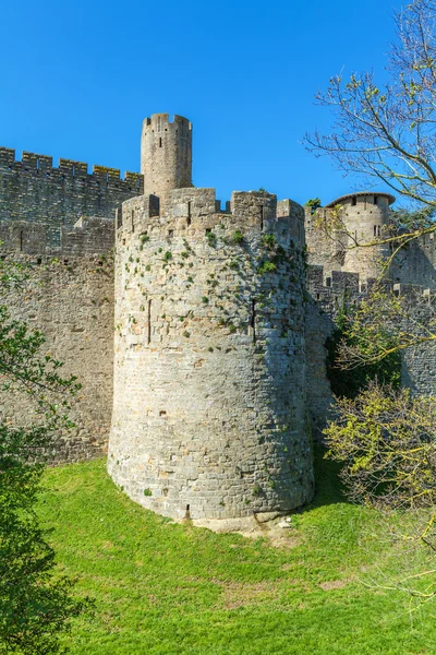 Turnurile Castelului medieval, Carcassonne — Fotografie, imagine de stoc