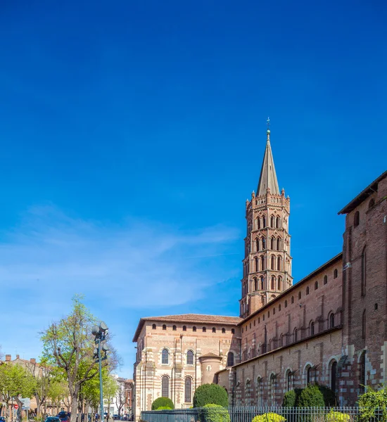 Romańskie kościół Saint Sernin, Toulouse — Zdjęcie stockowe