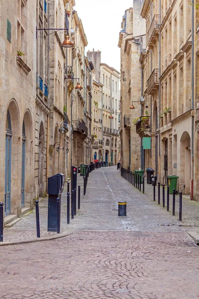 Pěší ulice ve starém městě, Bordeaux — Stock fotografie