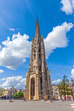 Yüksek Gotik çan kulesi Catherdal, Bordeaux