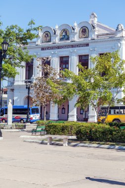 Cienfuegos, Küba - 30 Mart 2012: Tomas Terry Tiyatrosu