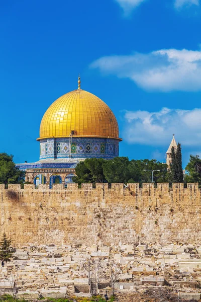 Mezquita de Al-Aqsa en el día, Jerusalén, Israel —  Fotos de Stock