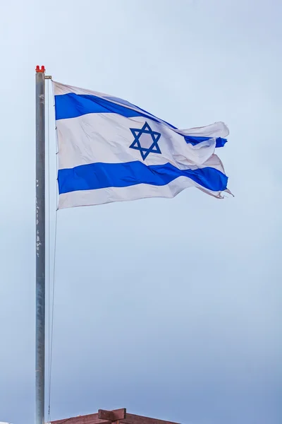 National Flag of Israel — Stock Photo, Image