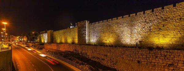 Walls of Ancient City, Jerusalem, Israel — Stock Photo, Image