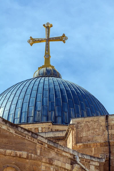 Kuppel der heiligen Grabkathedrale, jerusalem — Stockfoto